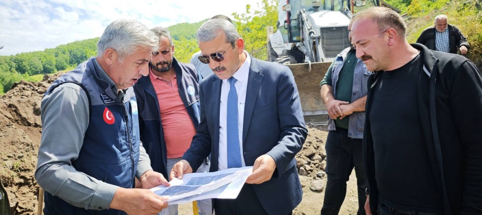 3.5 km içme suyu ve 1.7 km'lik kanalizasyon hattı  - SAĞLIK